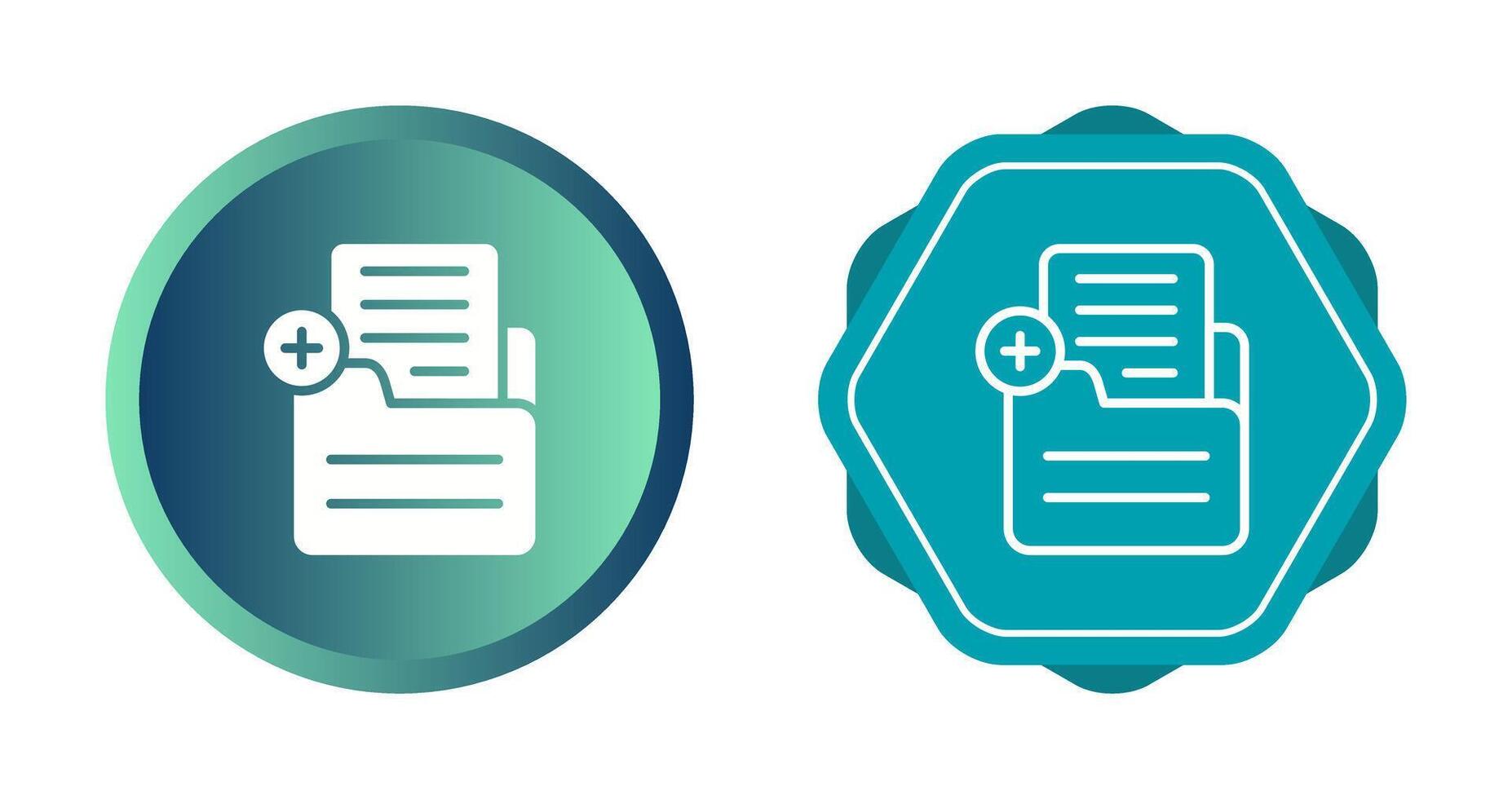 Document Add Vector Icon