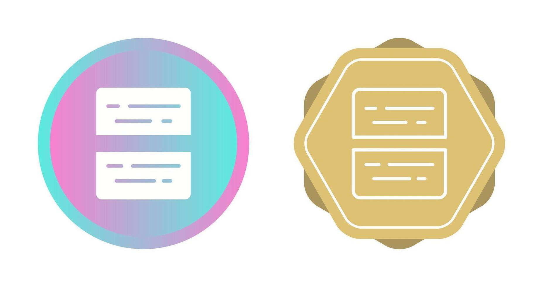 Document Split Vector Icon