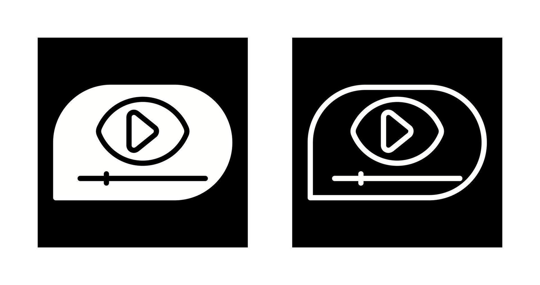 icono de vector de vídeo