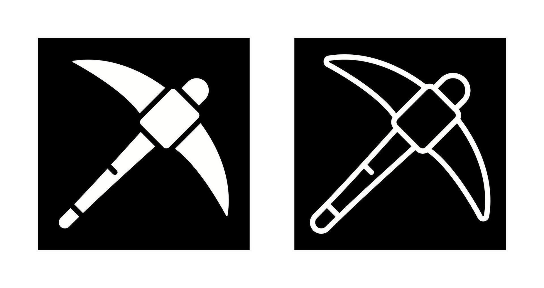 Pickaxe Vector Icon