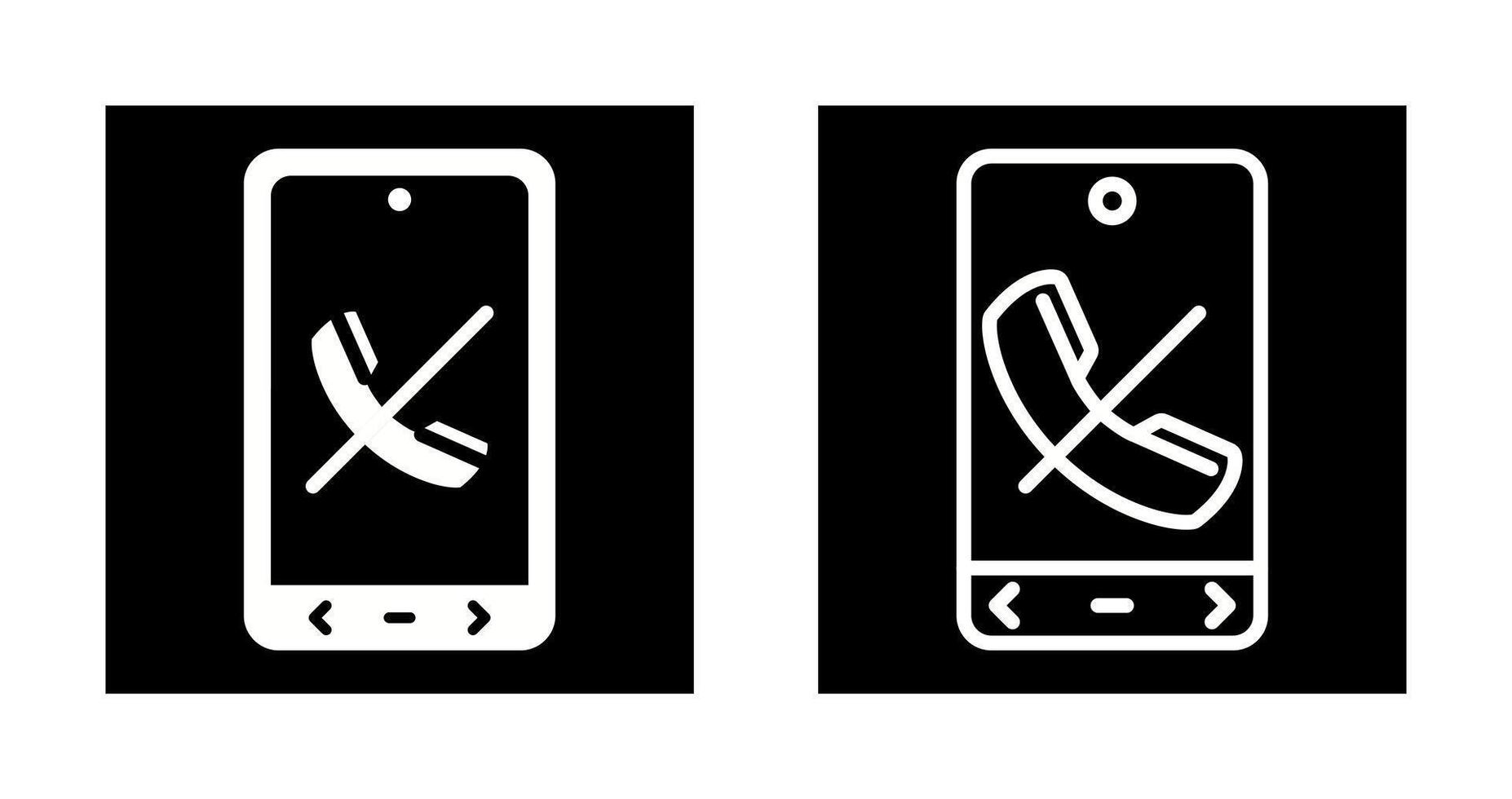 Call End Vector Icon