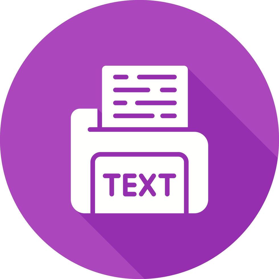 Text File Vector Icon