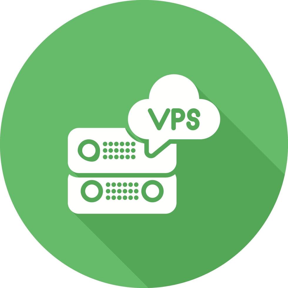 VPS Hosting Vector Icon