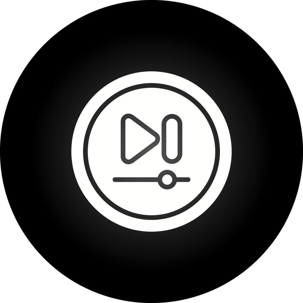 Video Next Track Button Vector Icon