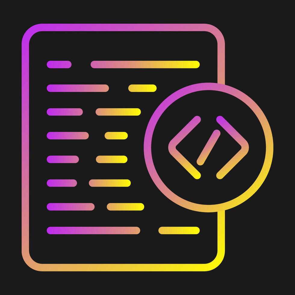 Document Metadata Vector Icon