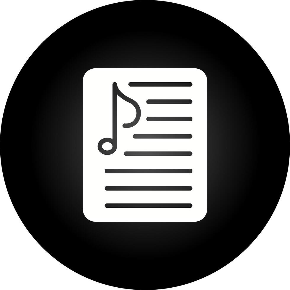 Music Playlist Vector Icon