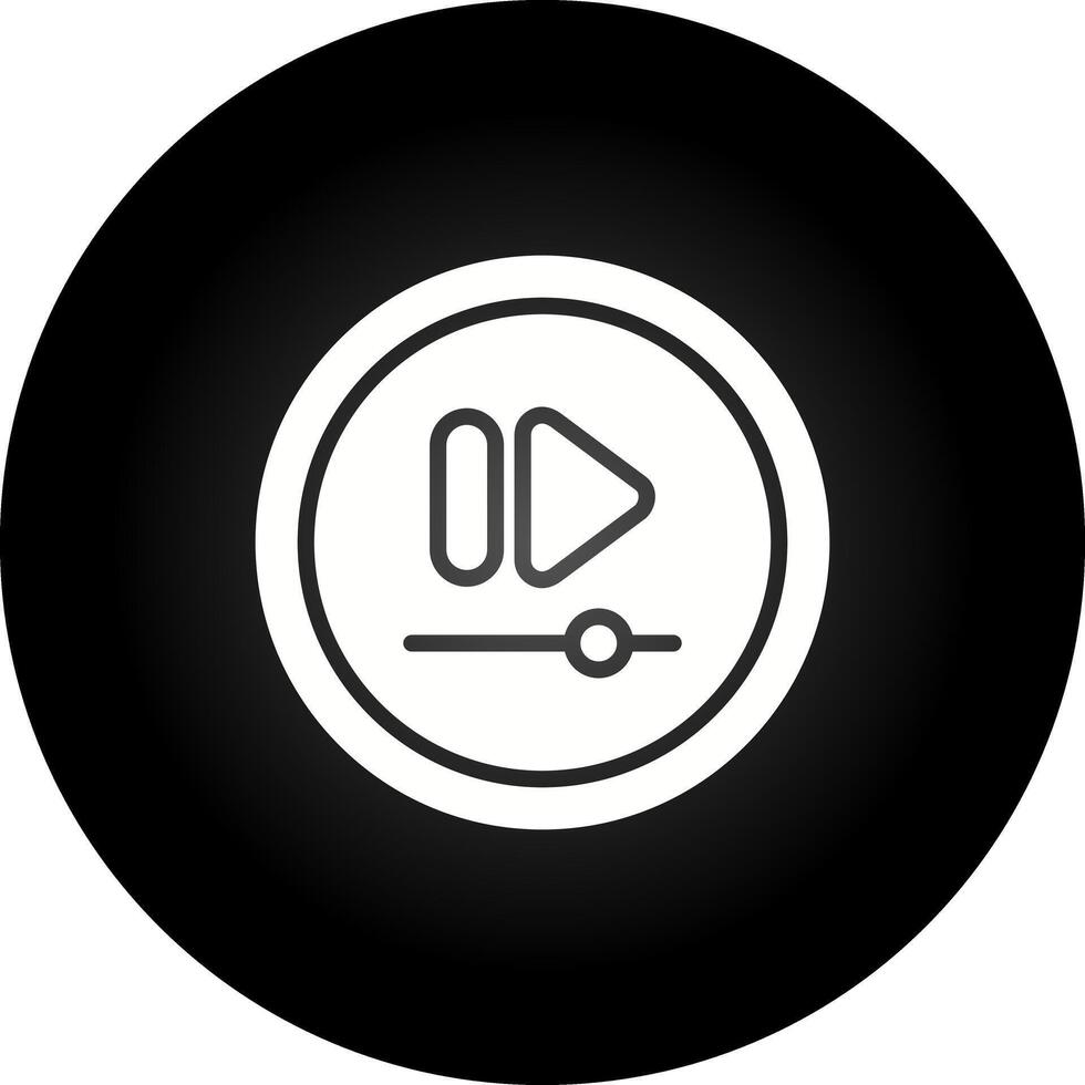 Video Fast Forward Button Vector Icon