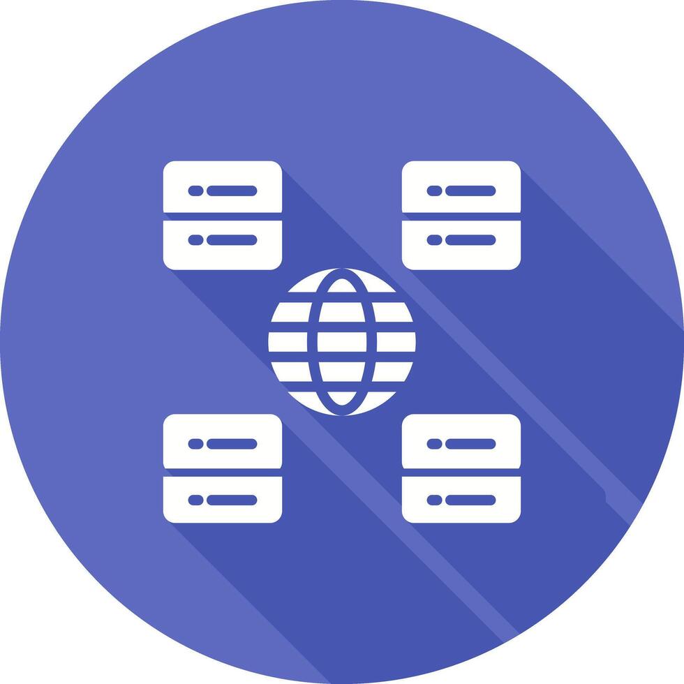 Content Delivery Network Vector Icon