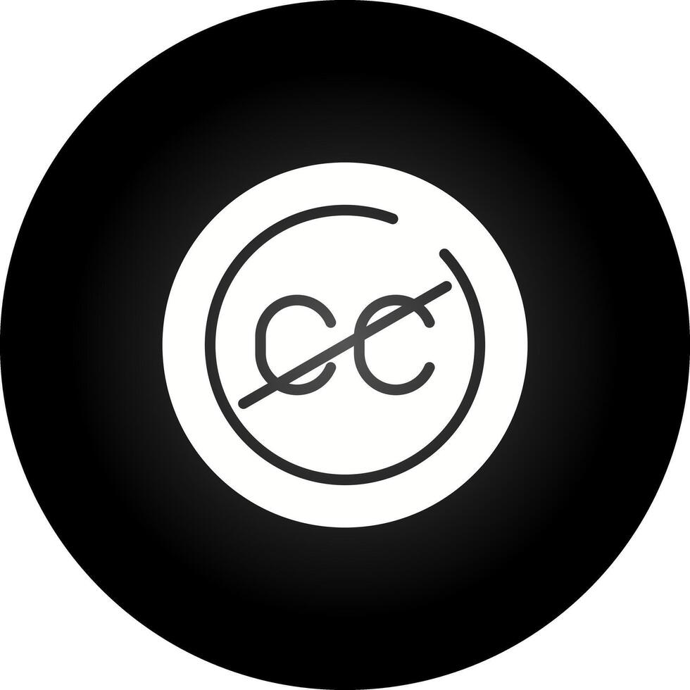 Closed Captions Circle Vector Icon