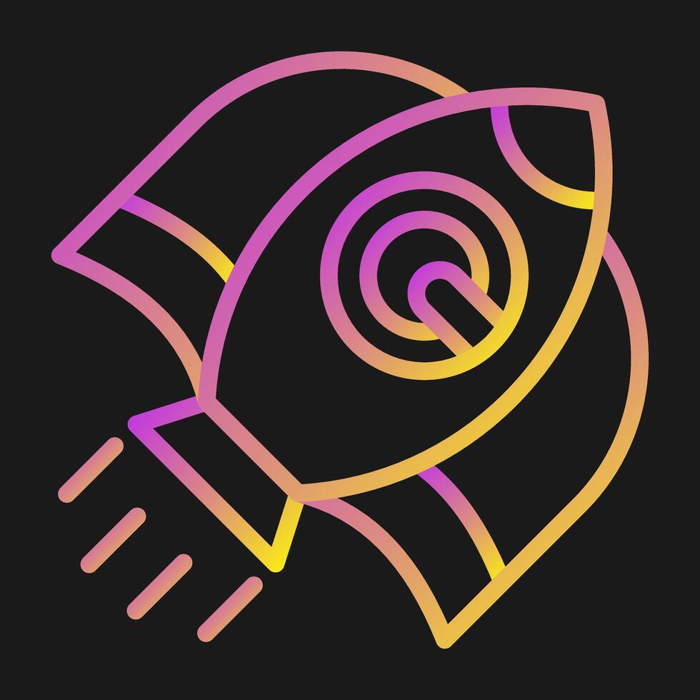 Rocket Ship Vector Icon