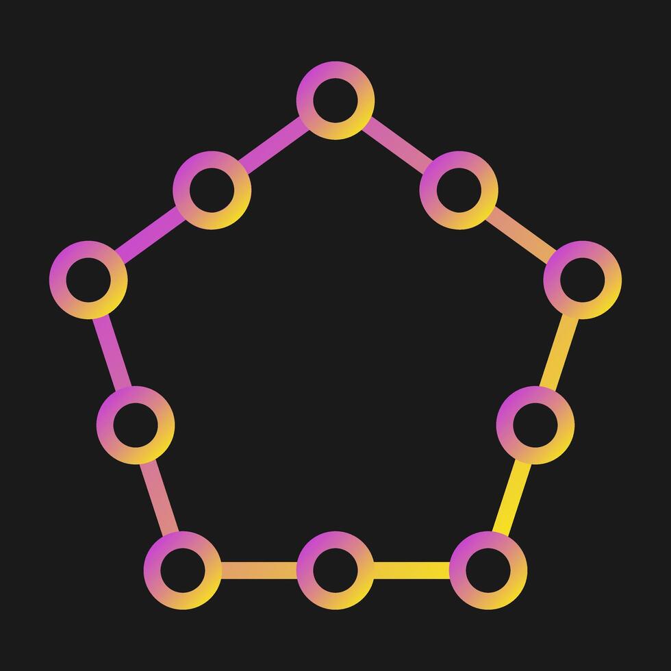 Hexagon Vector Icon
