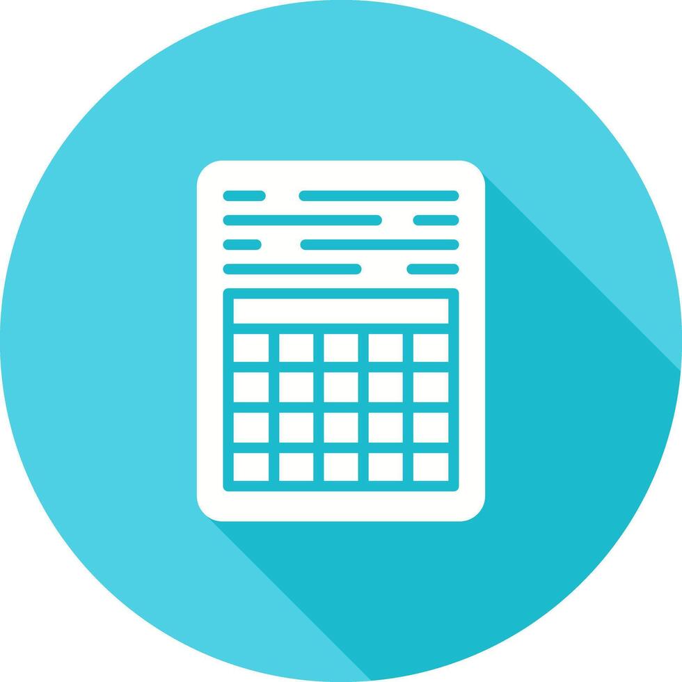 Table Vector Icon