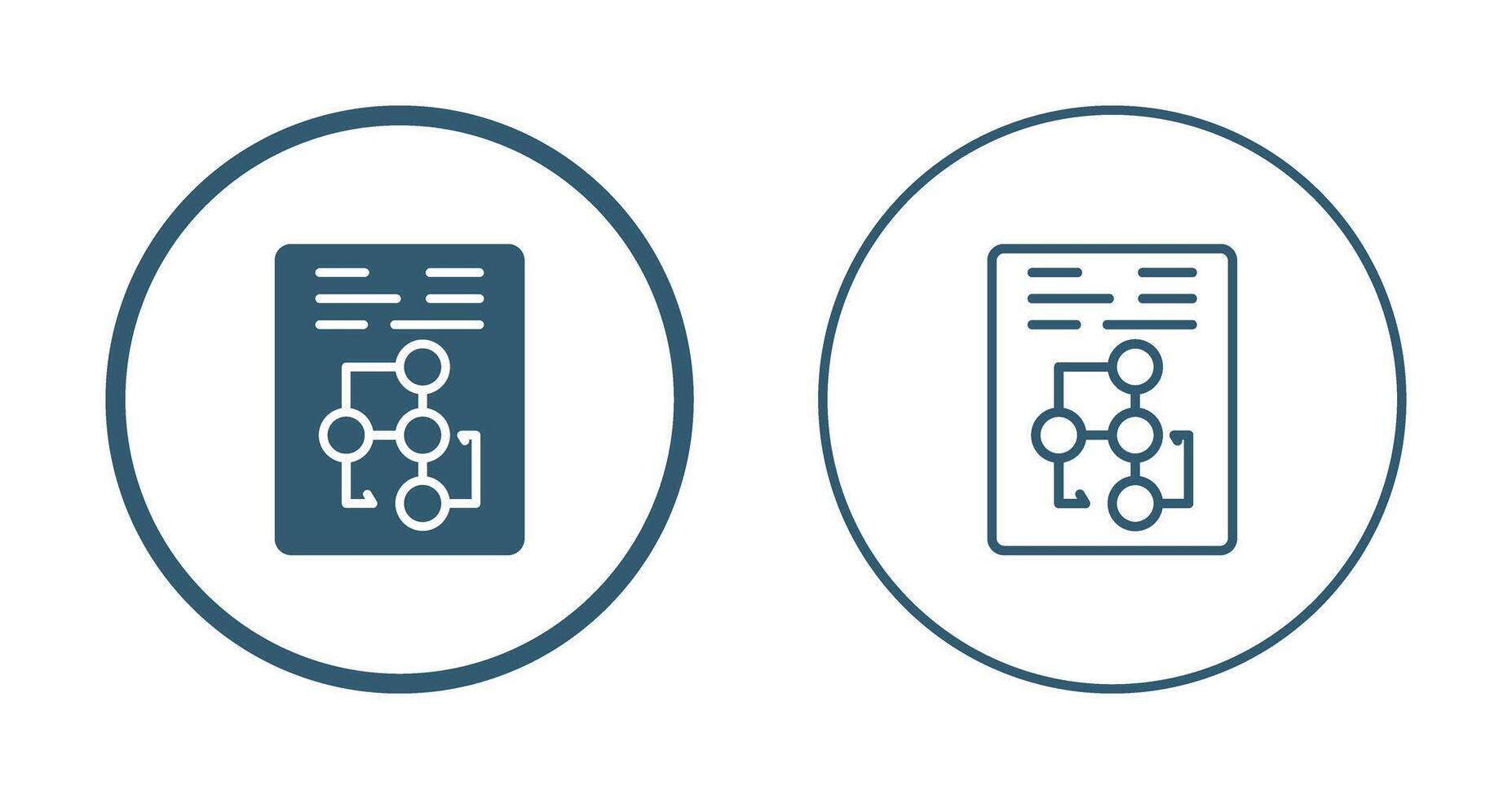 Document Workflow Vector Icon