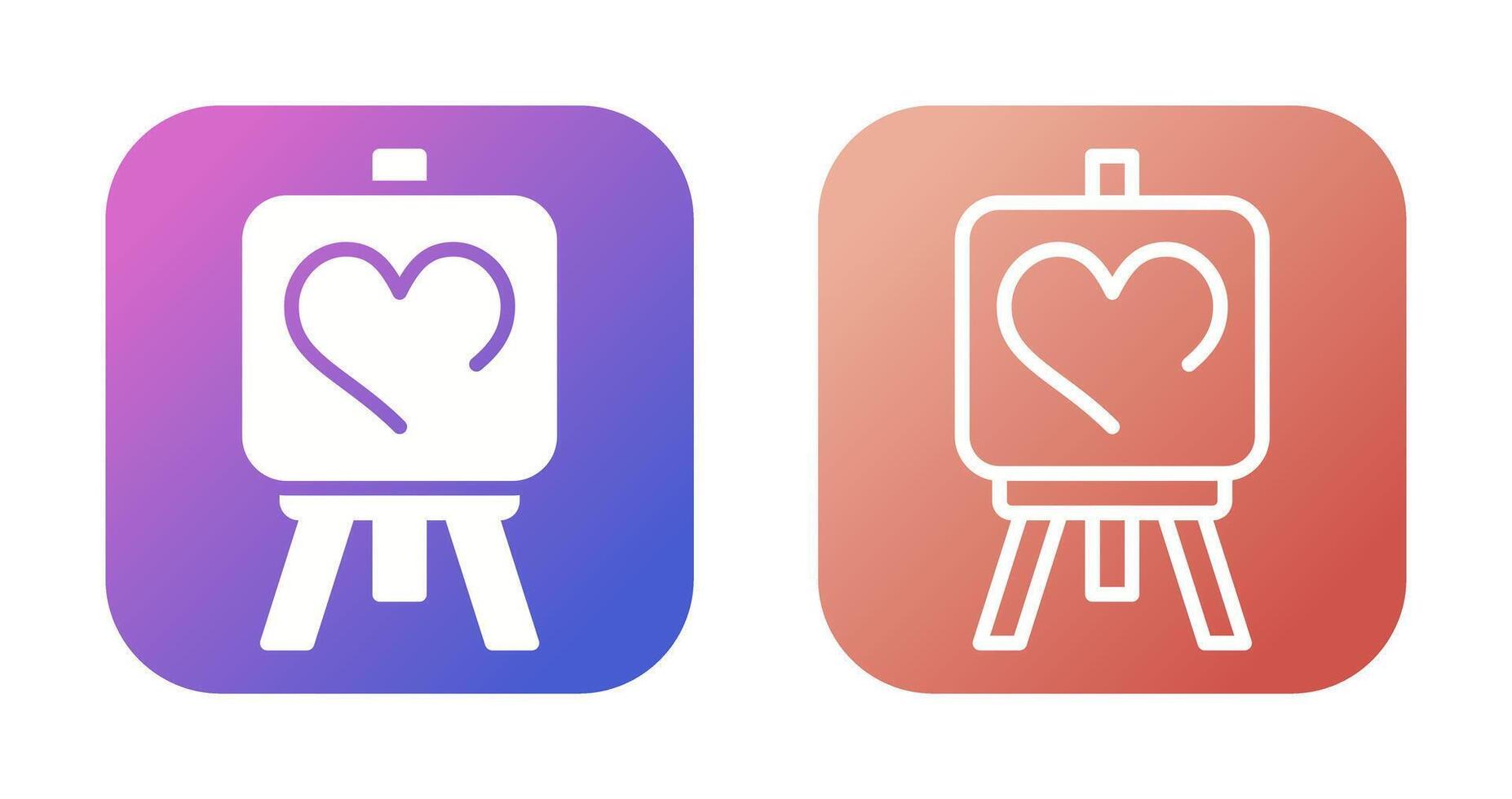 Love painting Vector Icon