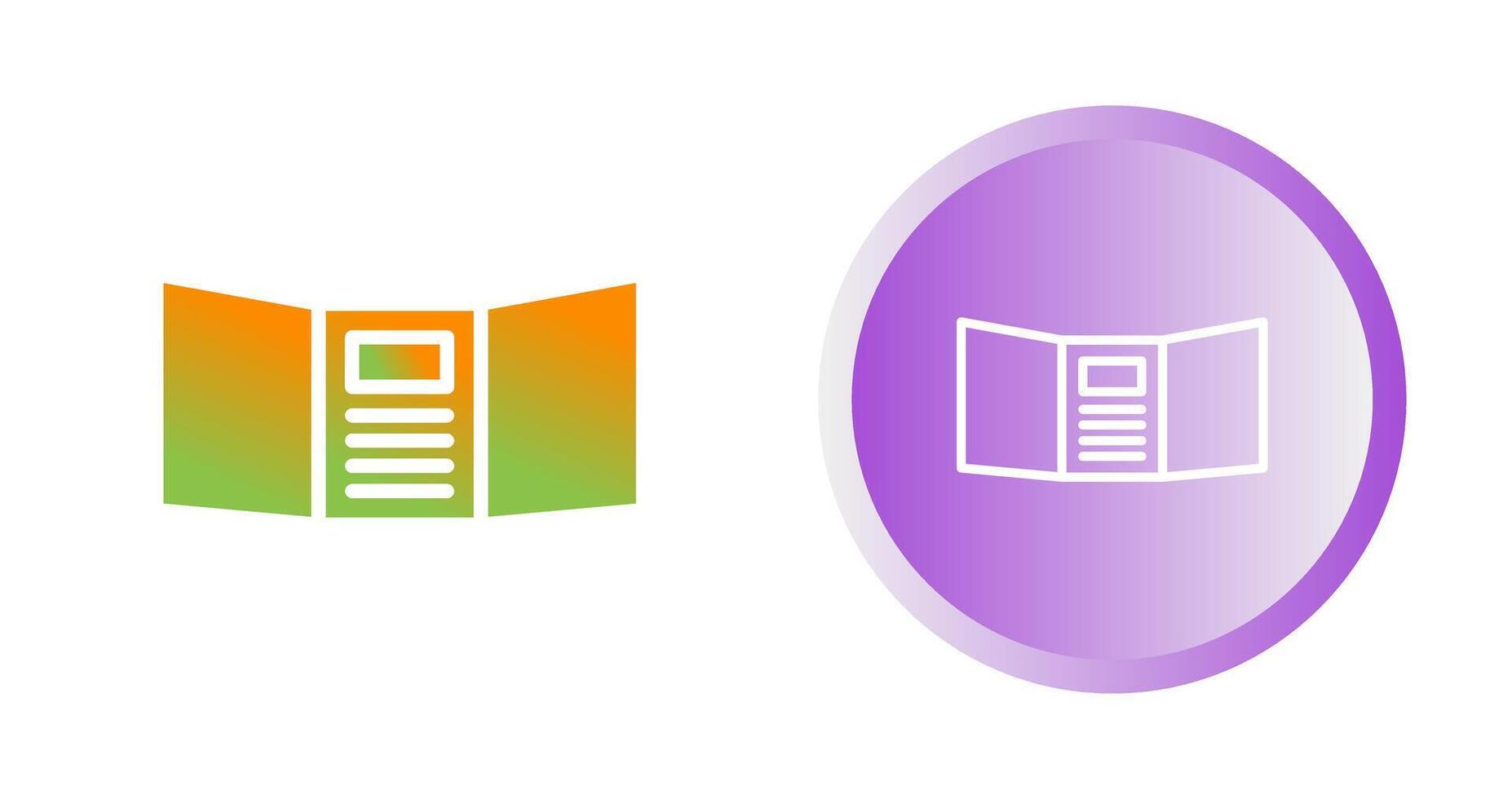 Triptych Vector Icon