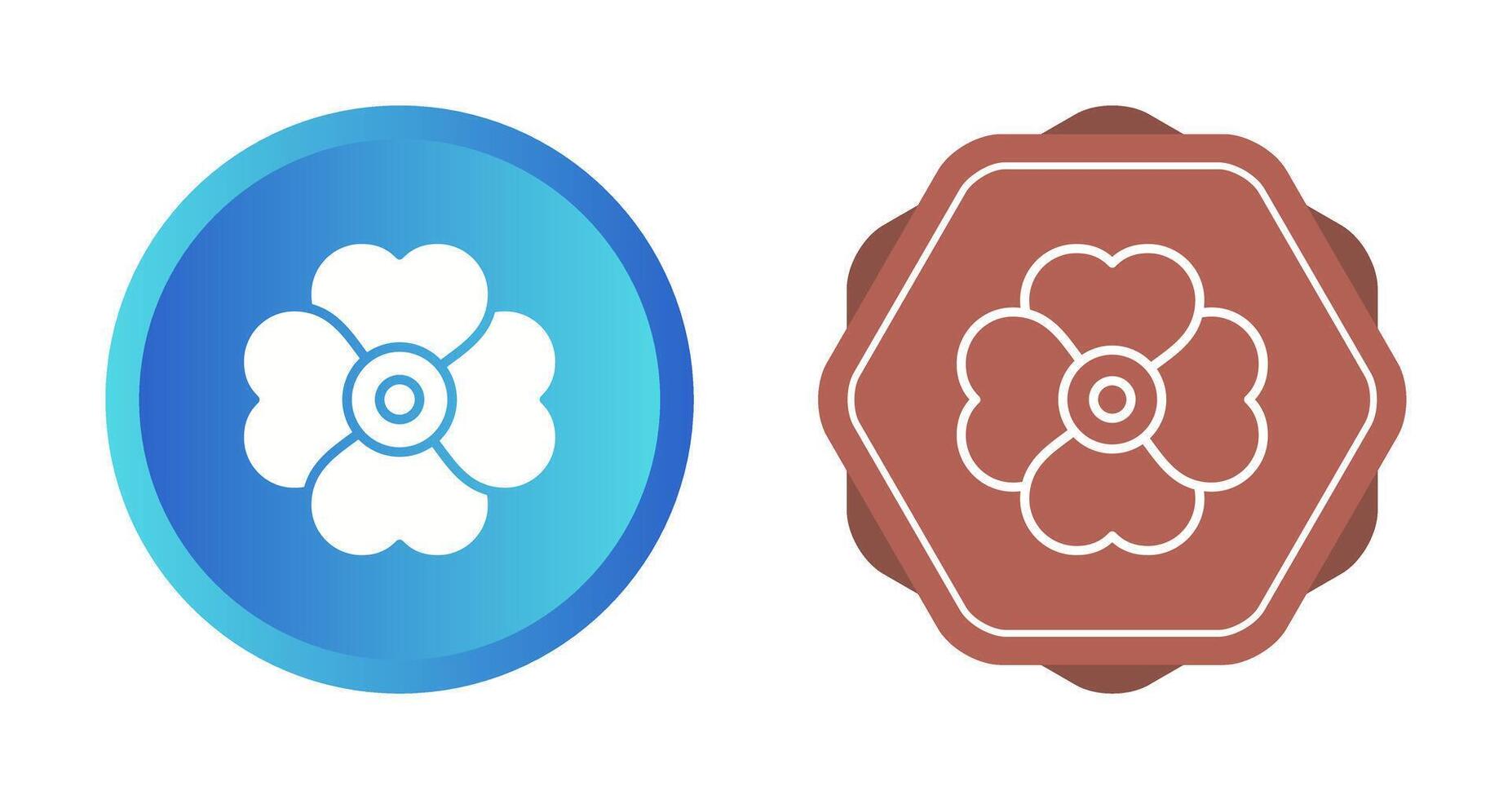 Cherry blossom Vector Icon
