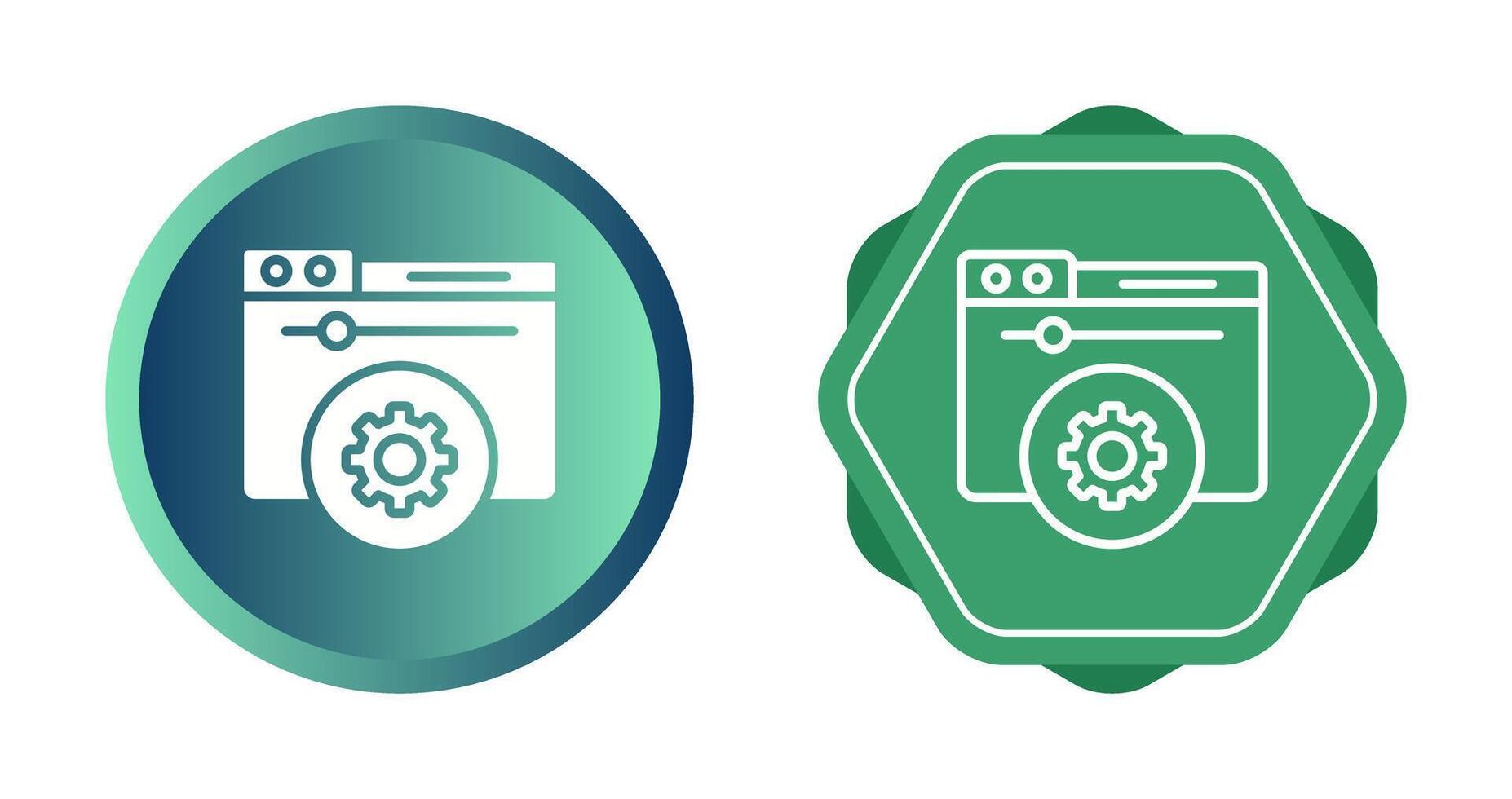 Hosting Control Panel Vector Icon