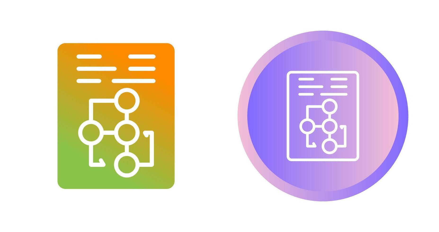 Document Workflow Vector Icon
