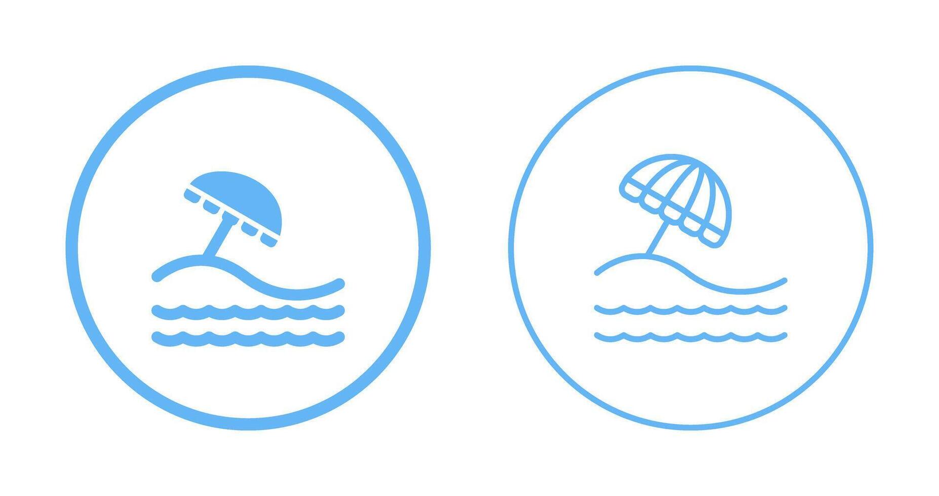 Beach Vector Icon