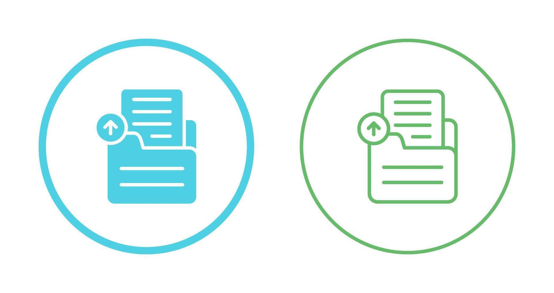 Document Upload Vector Icon