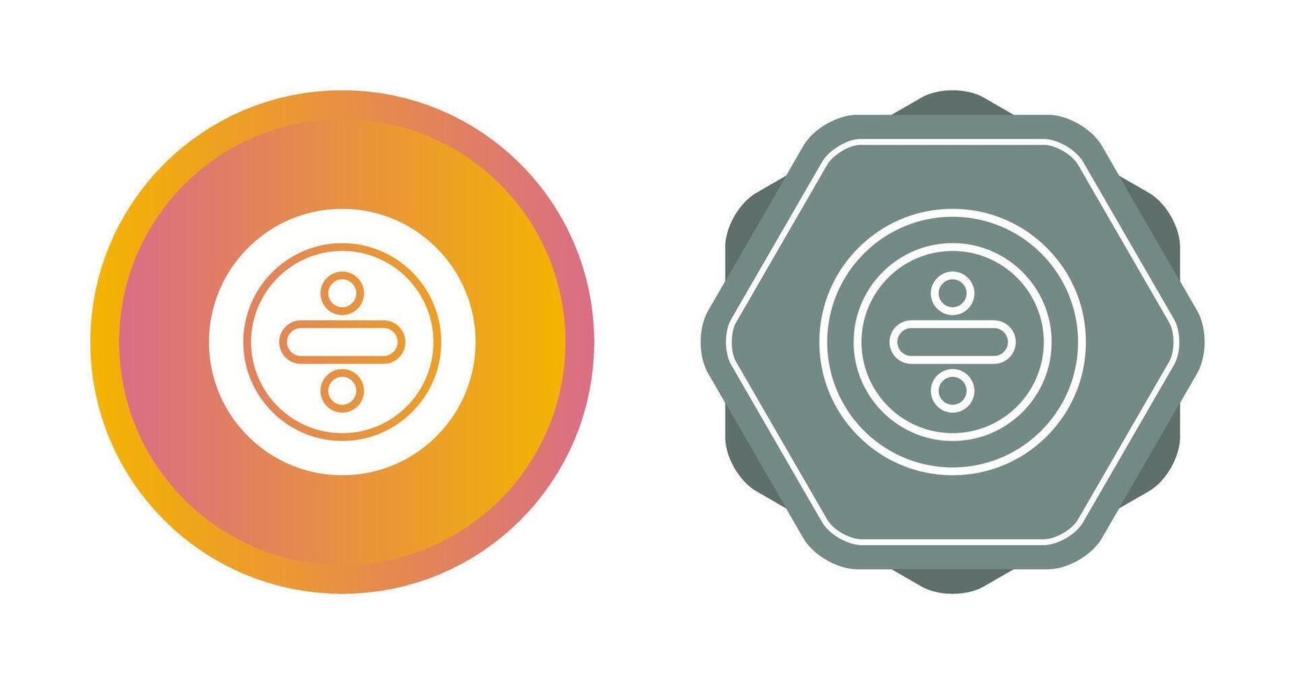 Division Vector Icon