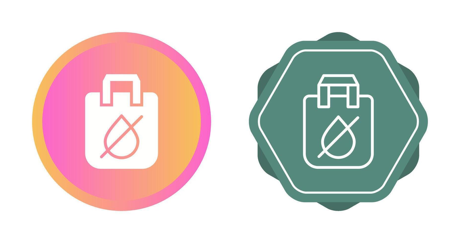 Waterproof bag Vector Icon