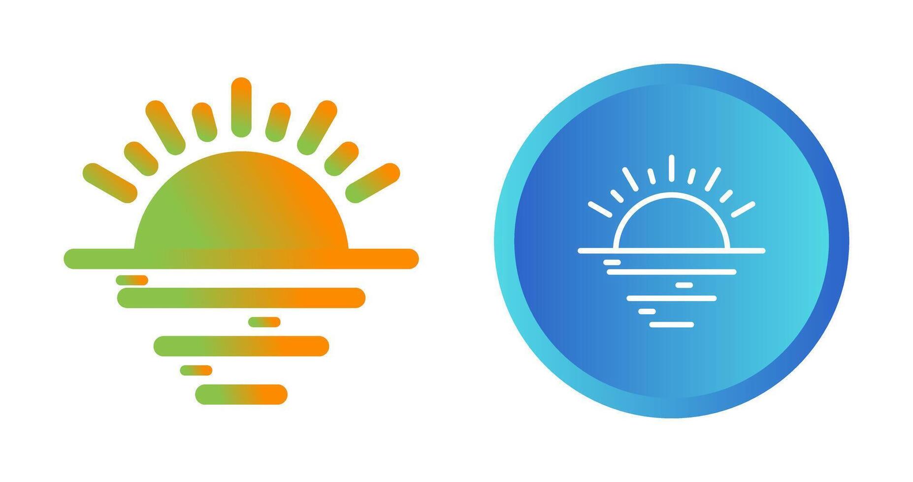 Sunset Vector Icon