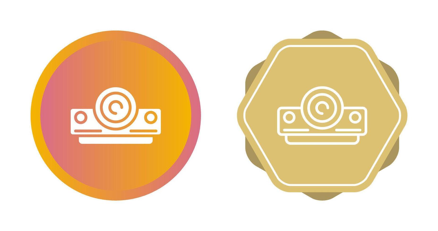 icono de vector de proyector