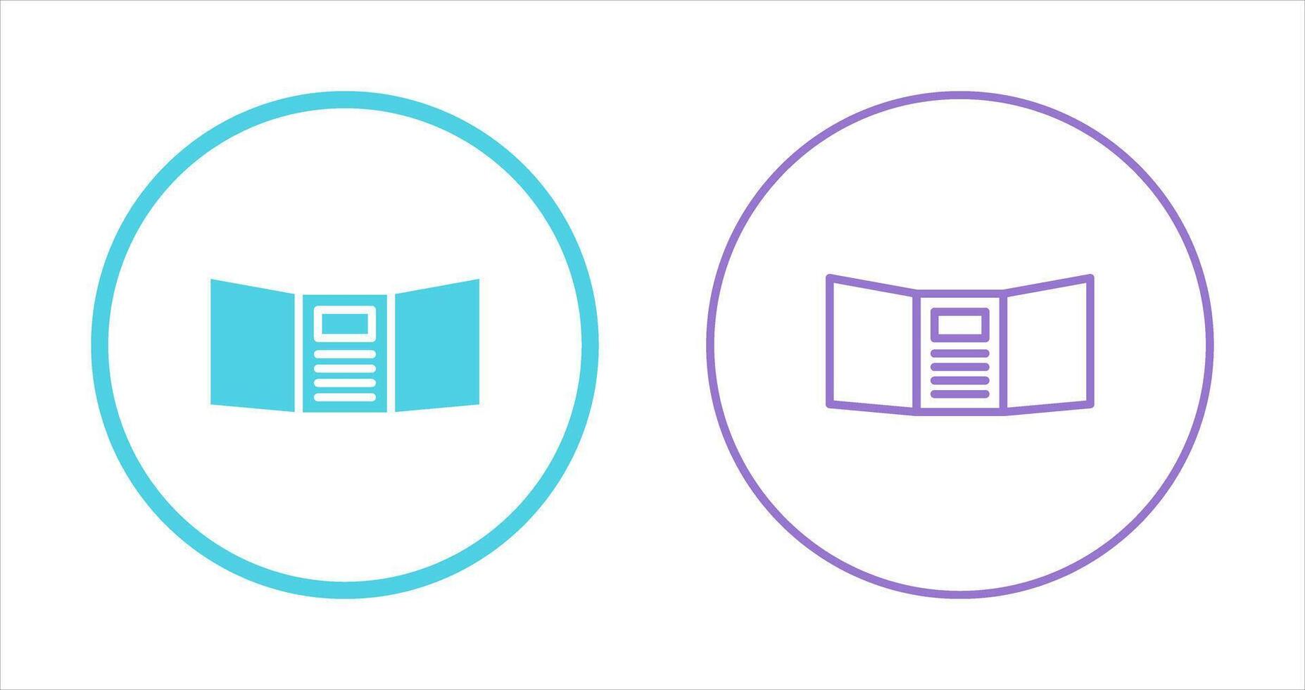 Triptych Vector Icon