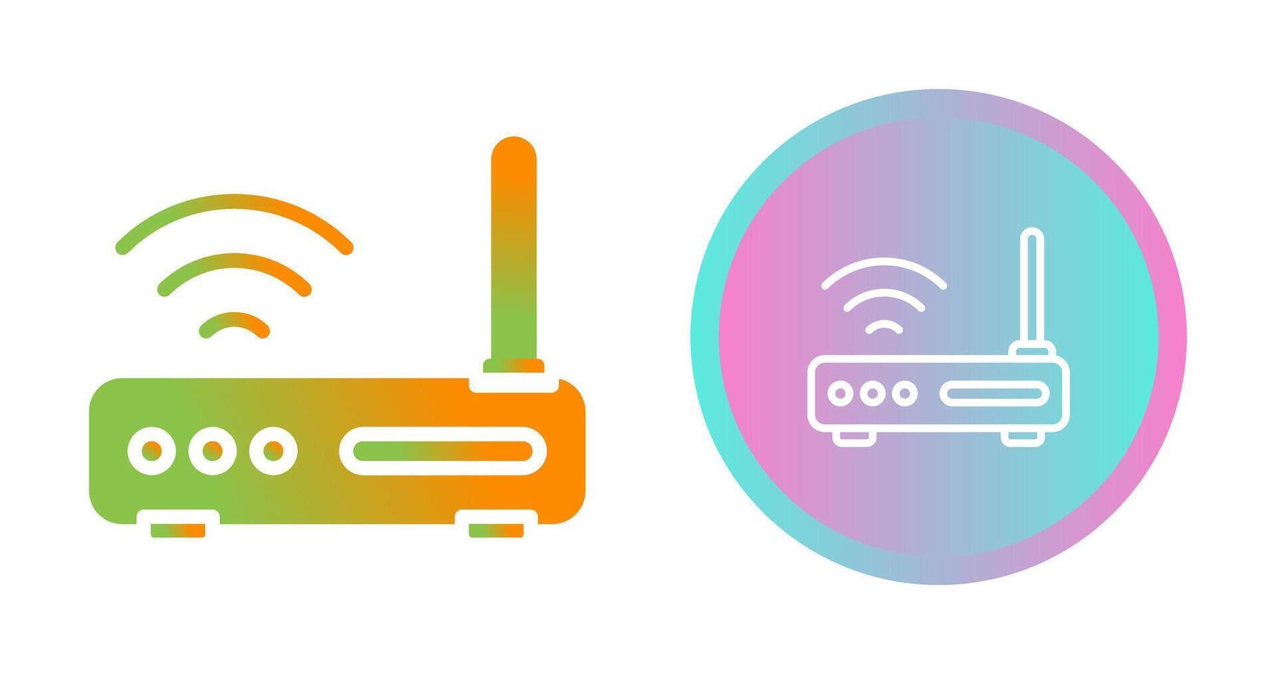 Wi-Fi Router Vector Icon