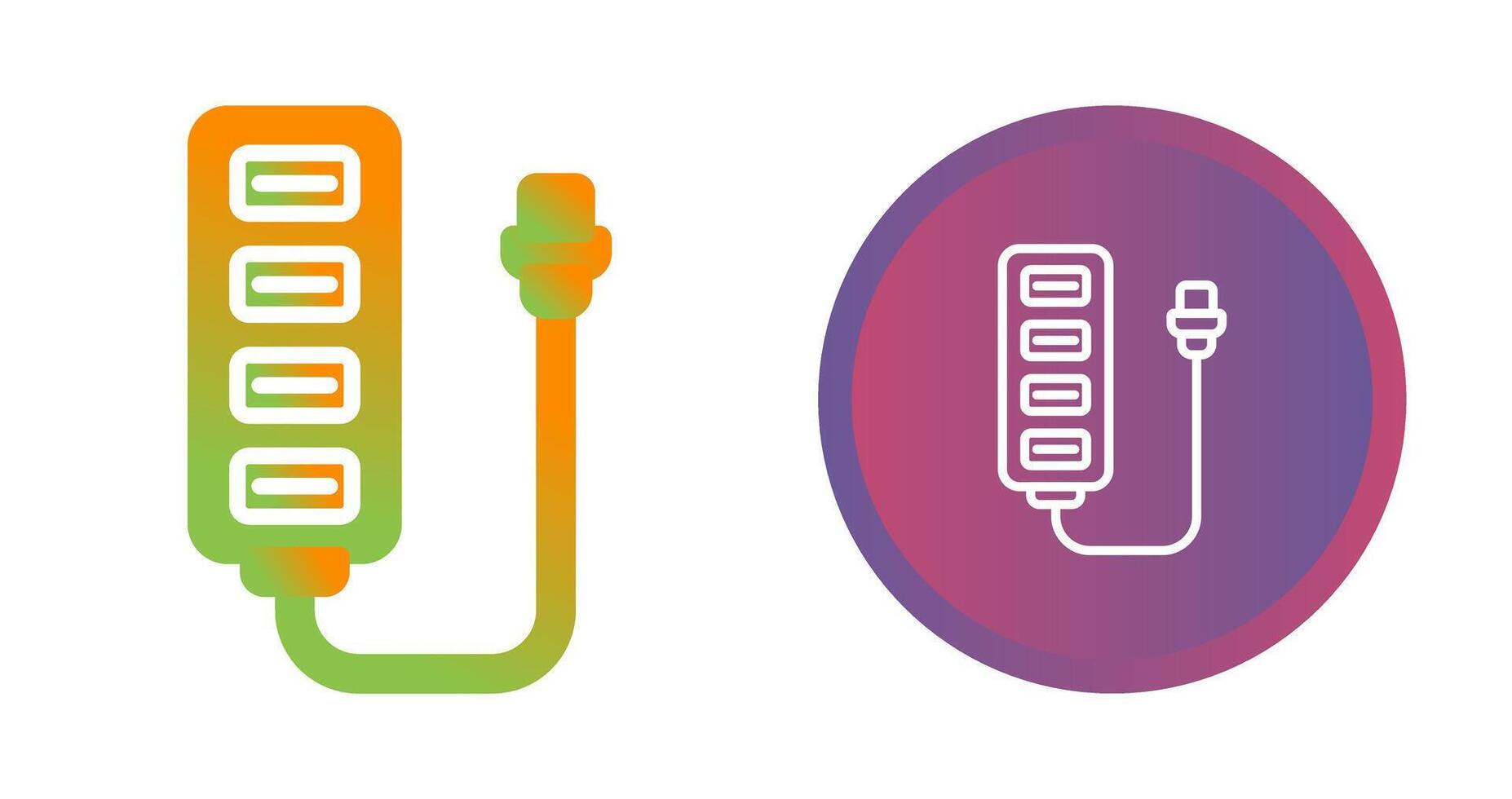 USB Hub Vector Icon