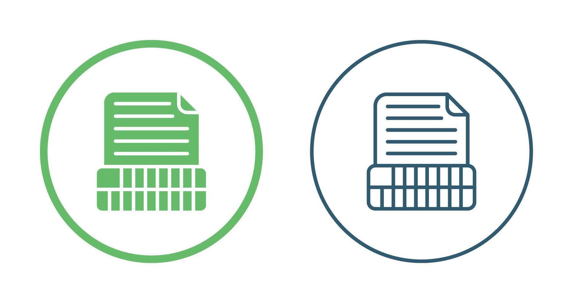Document Insert Table Vector Icon