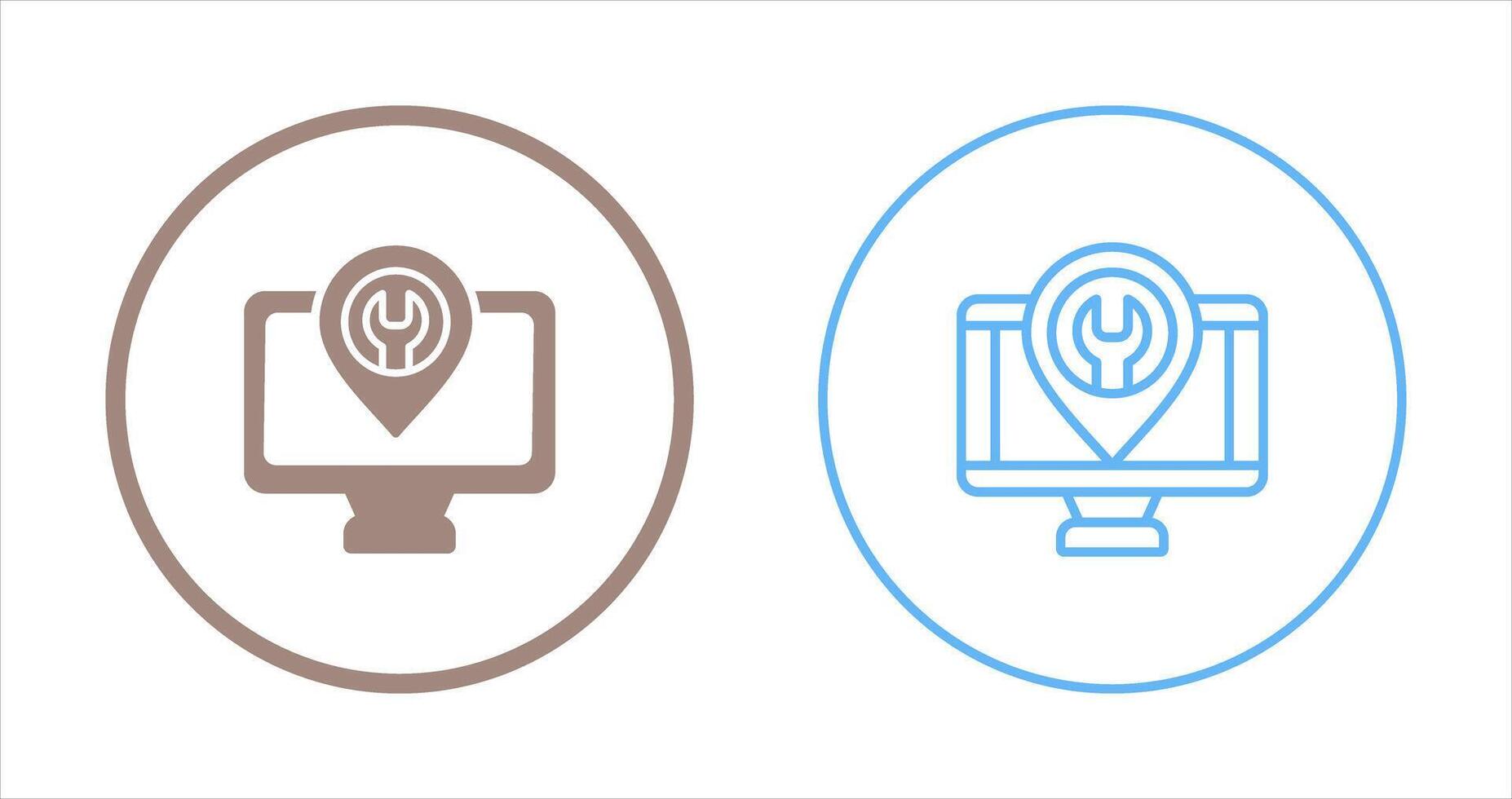 Computer Vector Icon