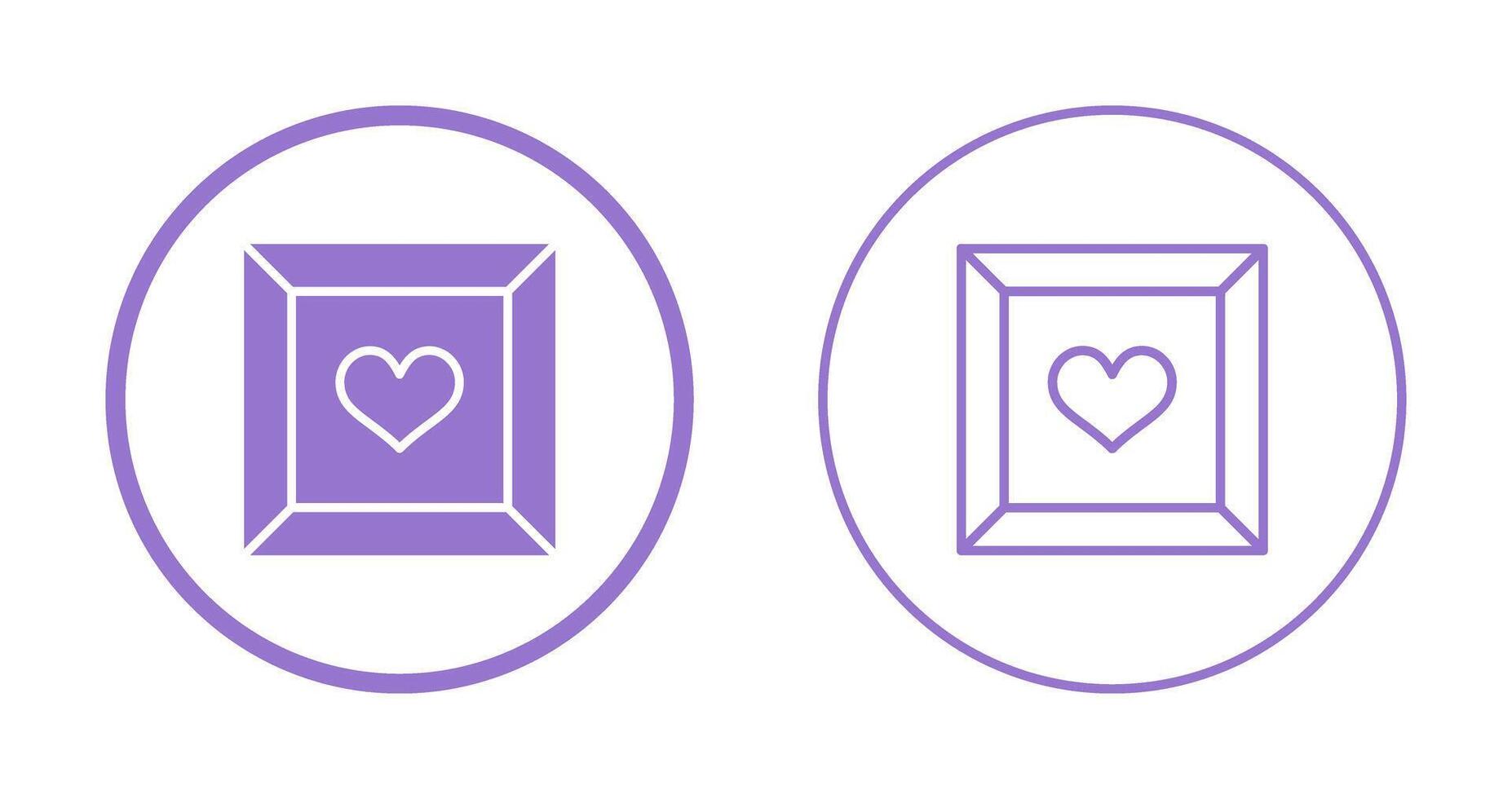 Romantic Jewelry Box Vector Icon