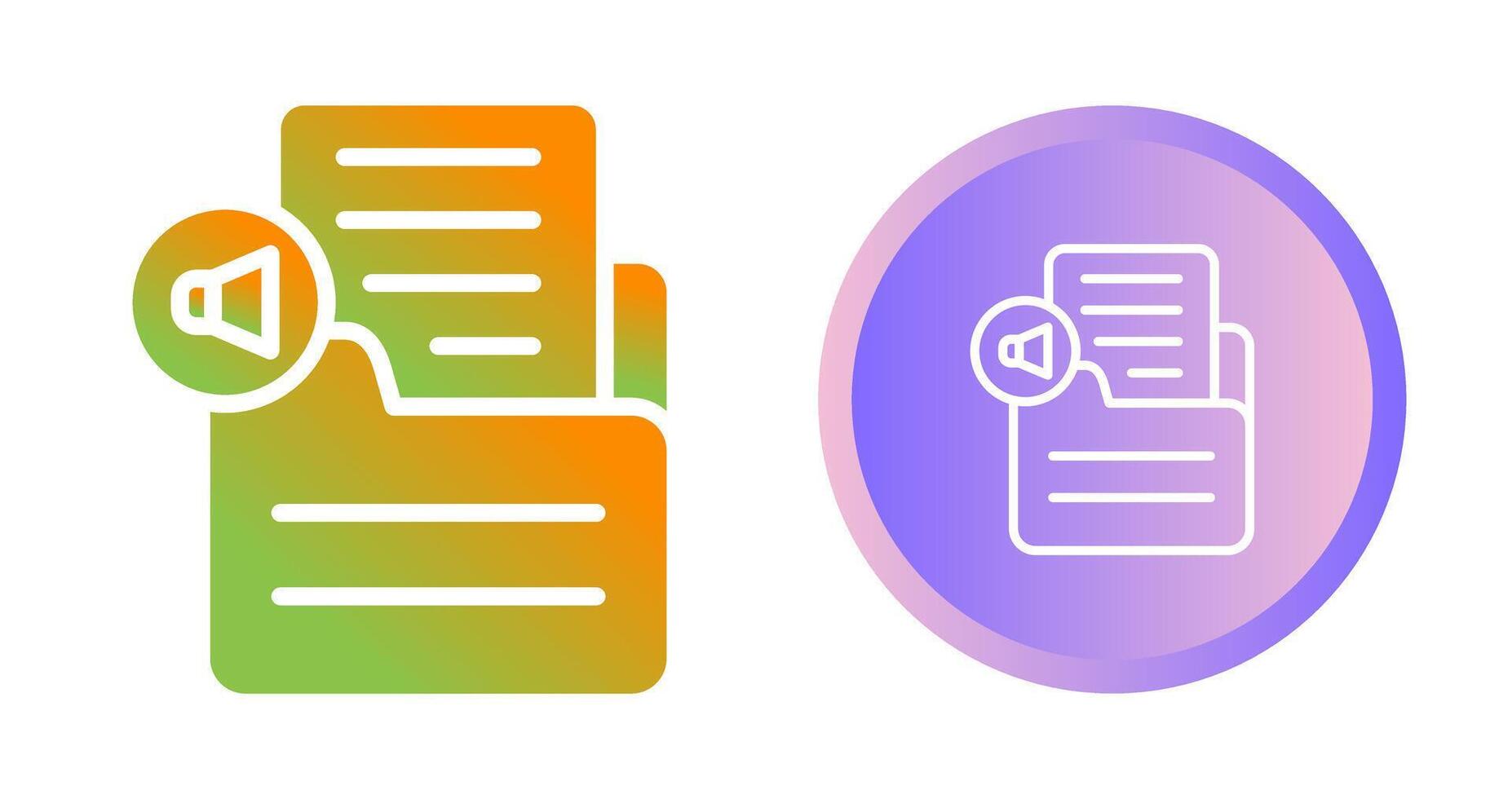 Document Insert Audio Vector Icon