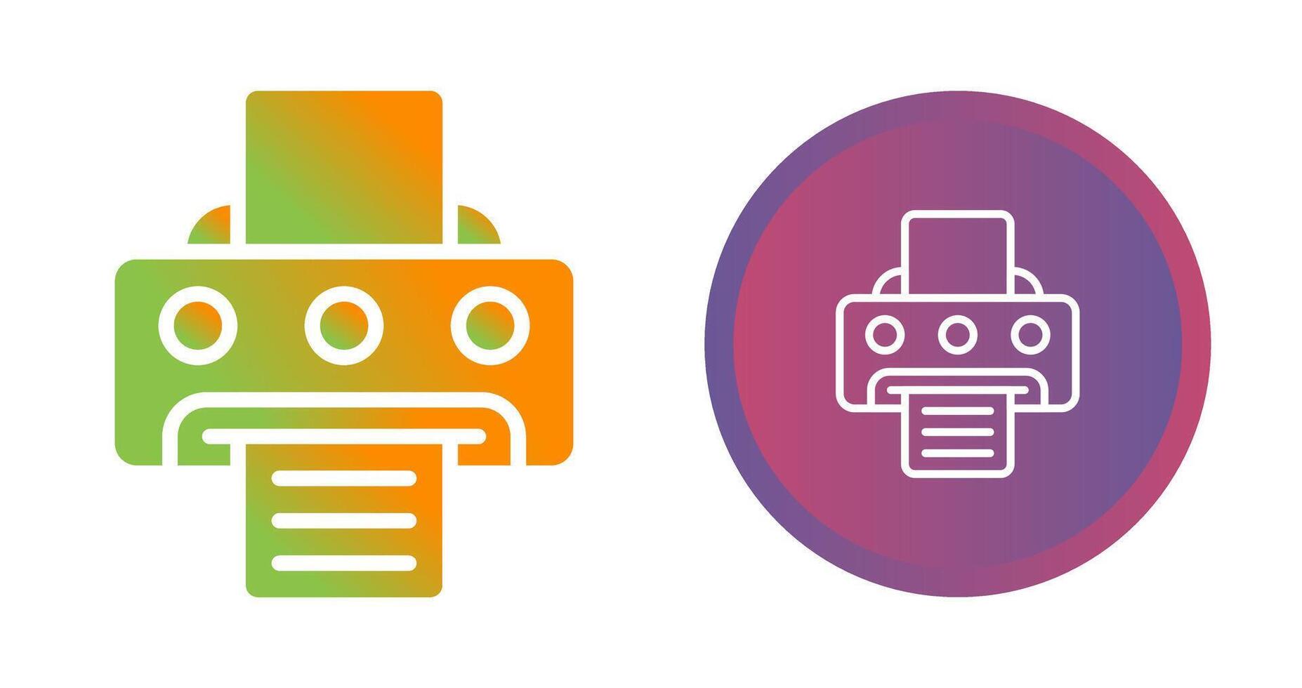 Document Print Vector Icon