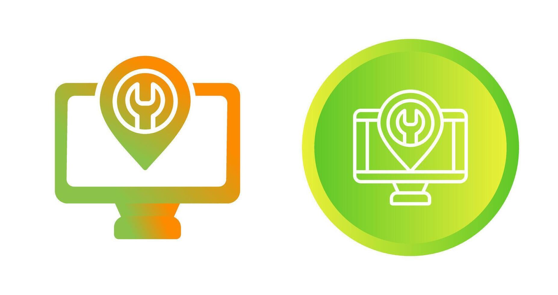 Computer Vector Icon