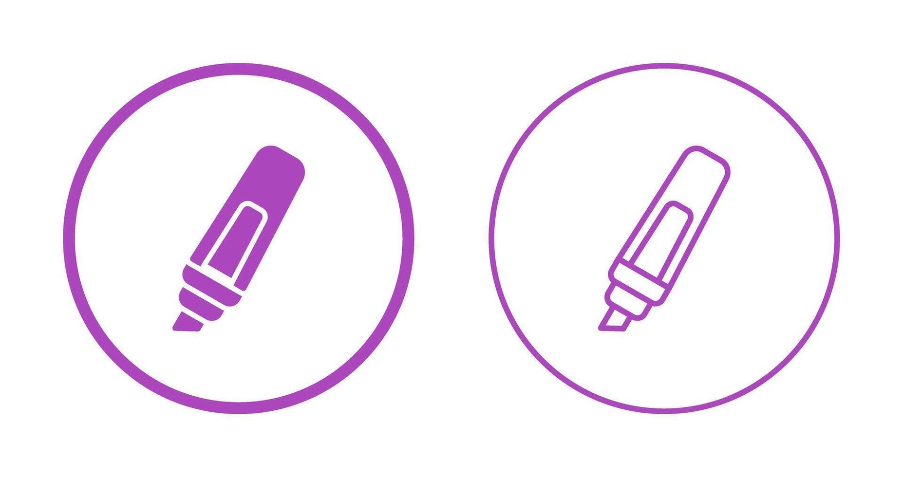 Highlighter Vector Icon