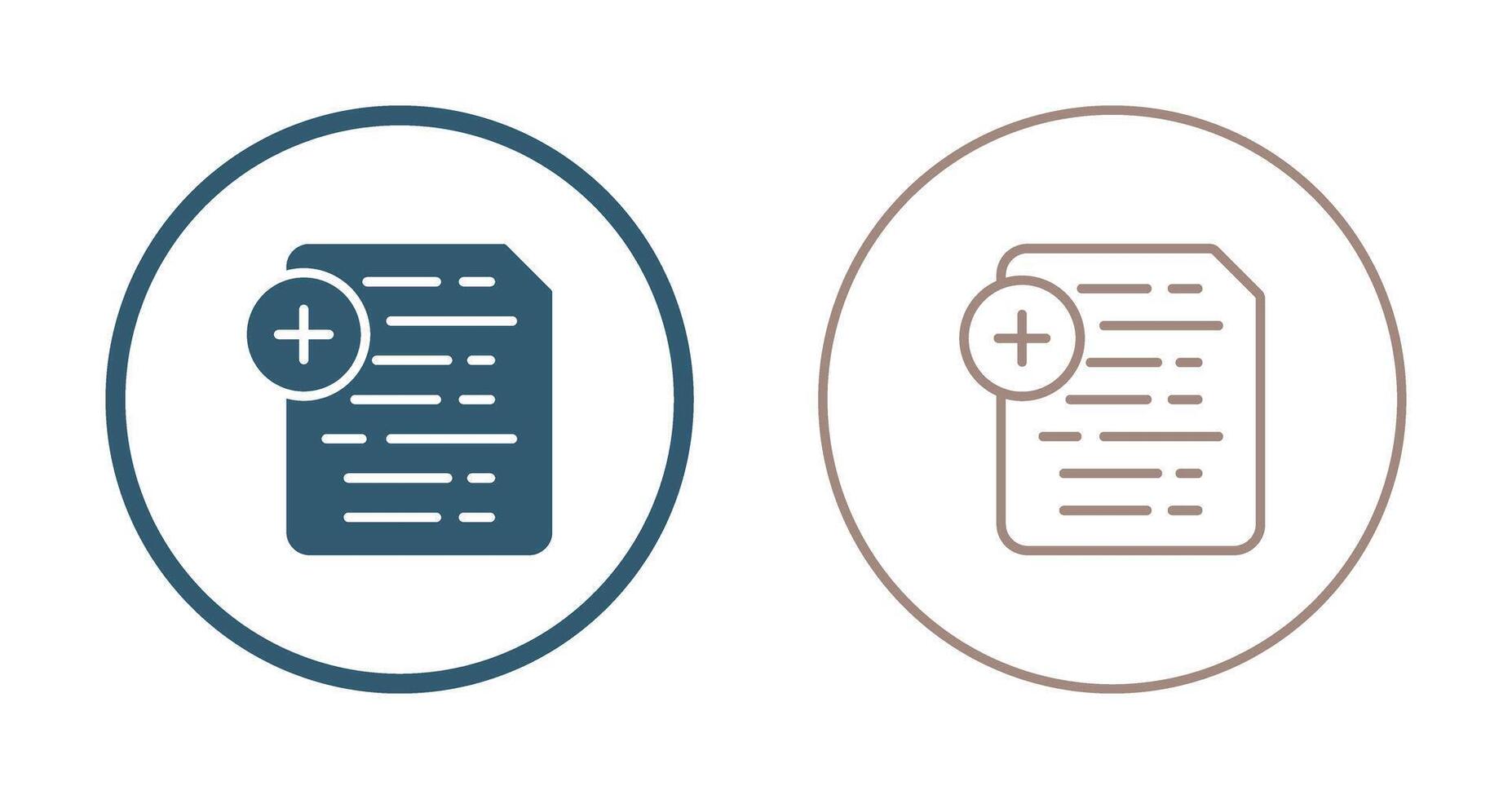 Document Insert Icon Vector Icon