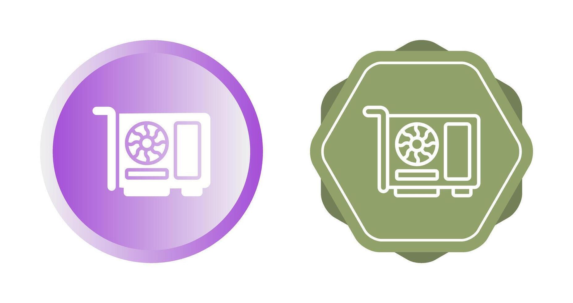 Graphic Card Vector Icon