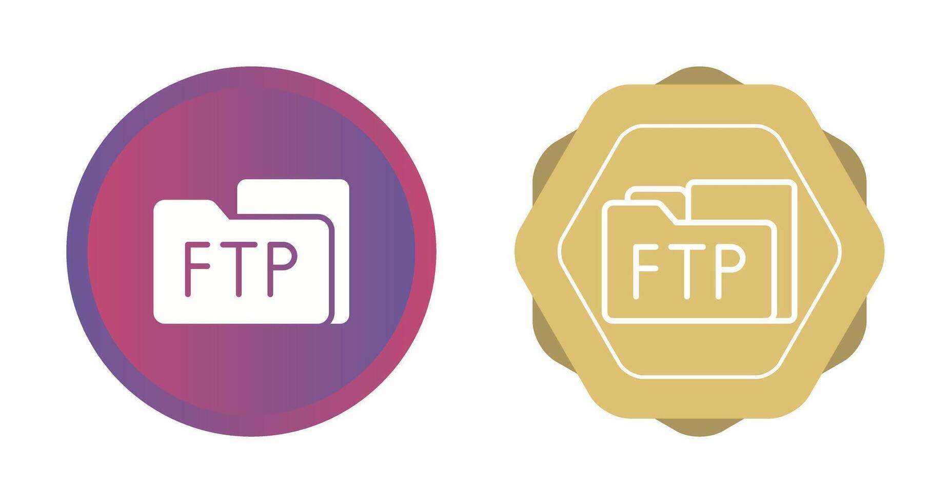 FTP Access Vector Icon