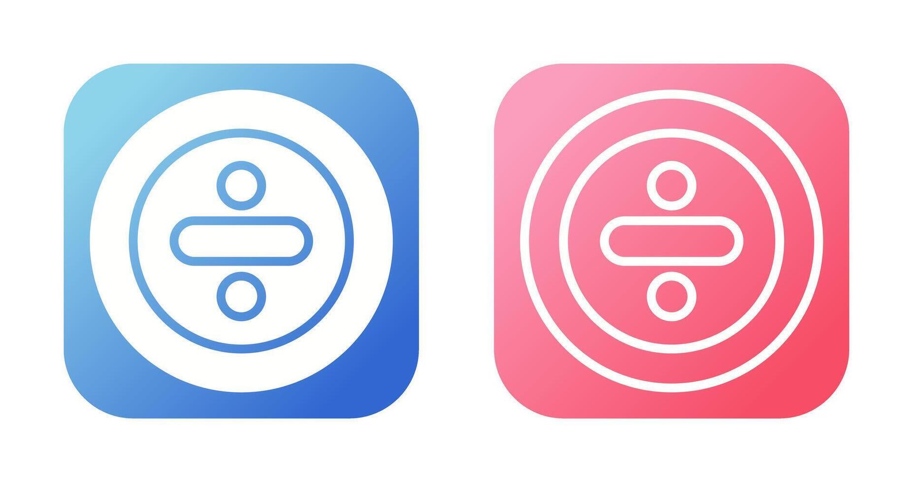 Division Vector Icon