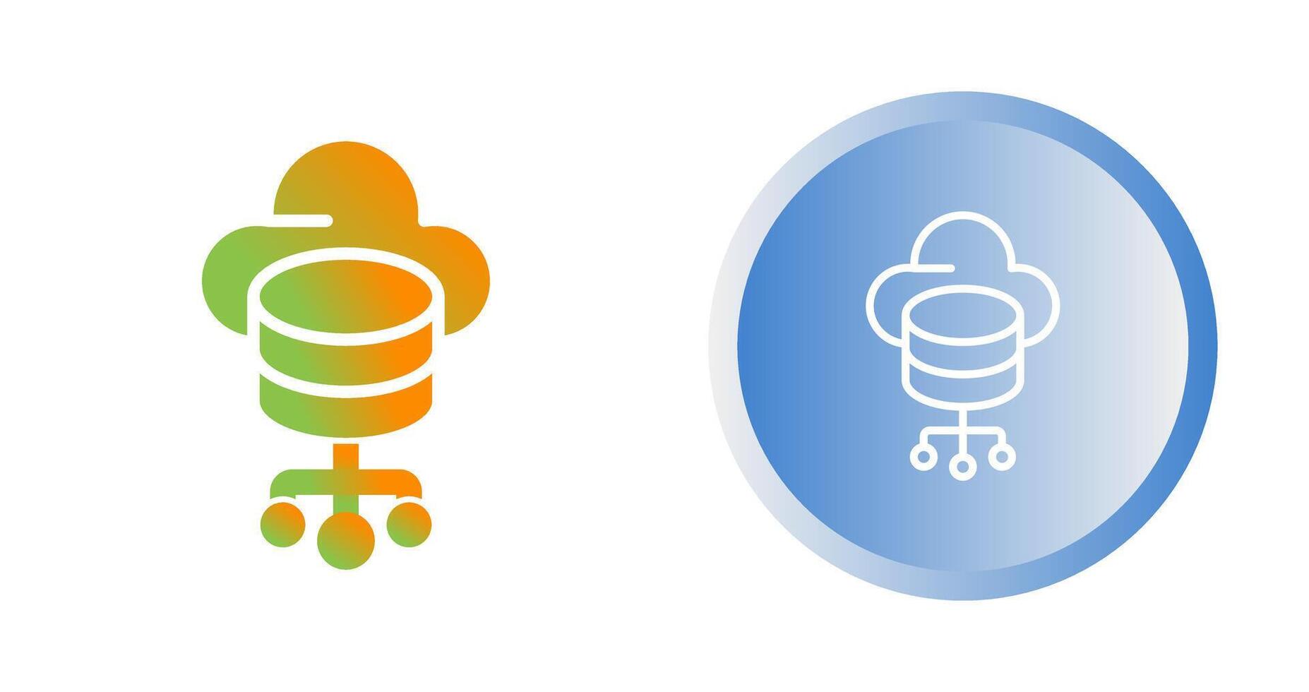 Cloud Storage Vector Icon