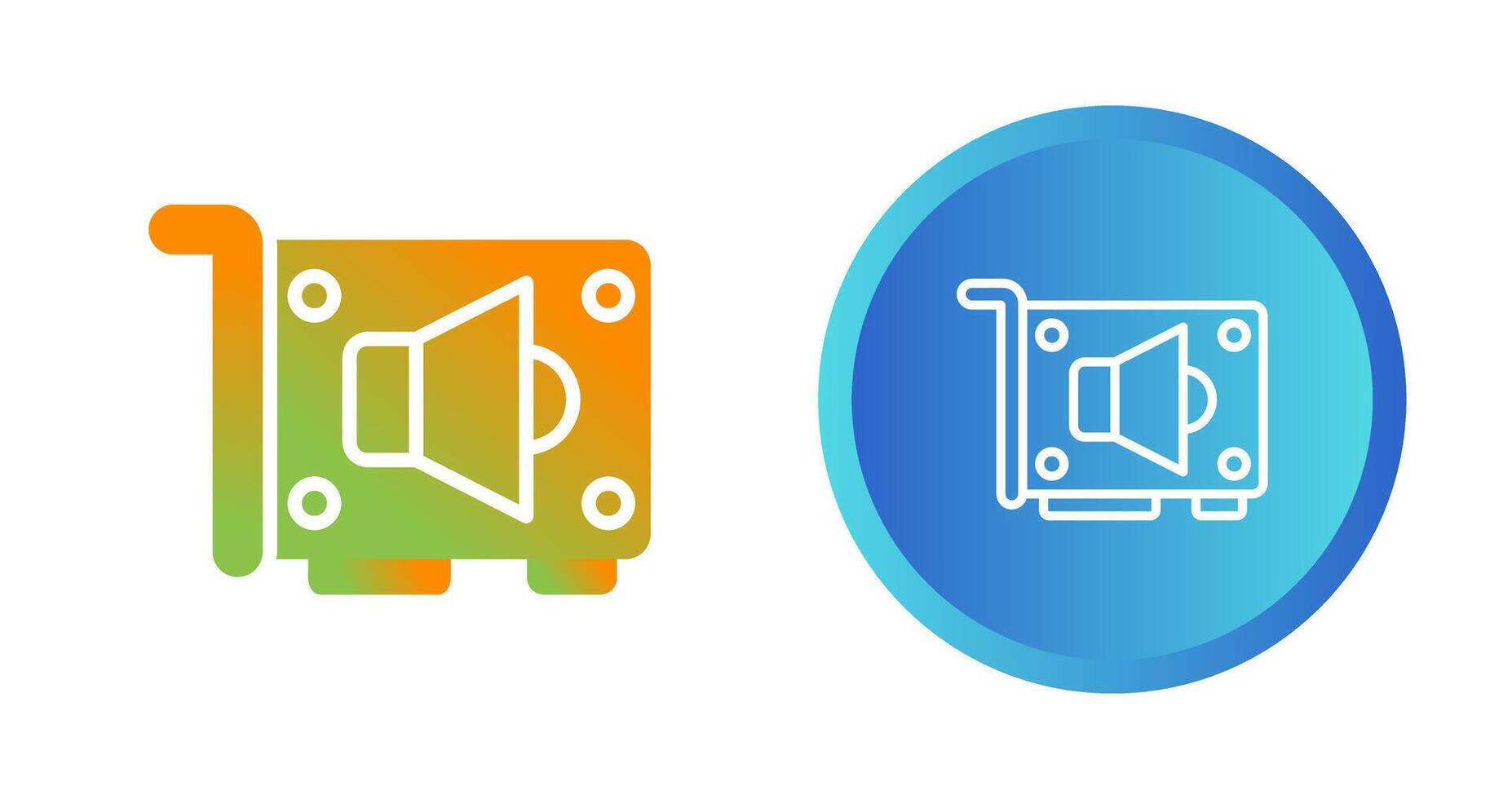 Sound Card Vector Icon