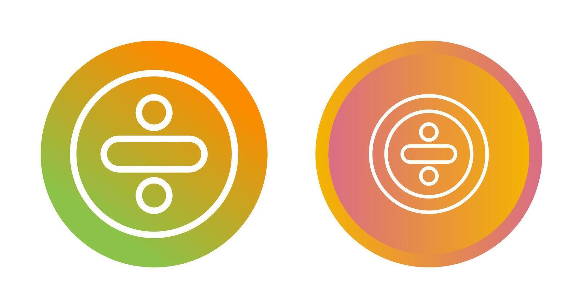 Division Vector Icon
