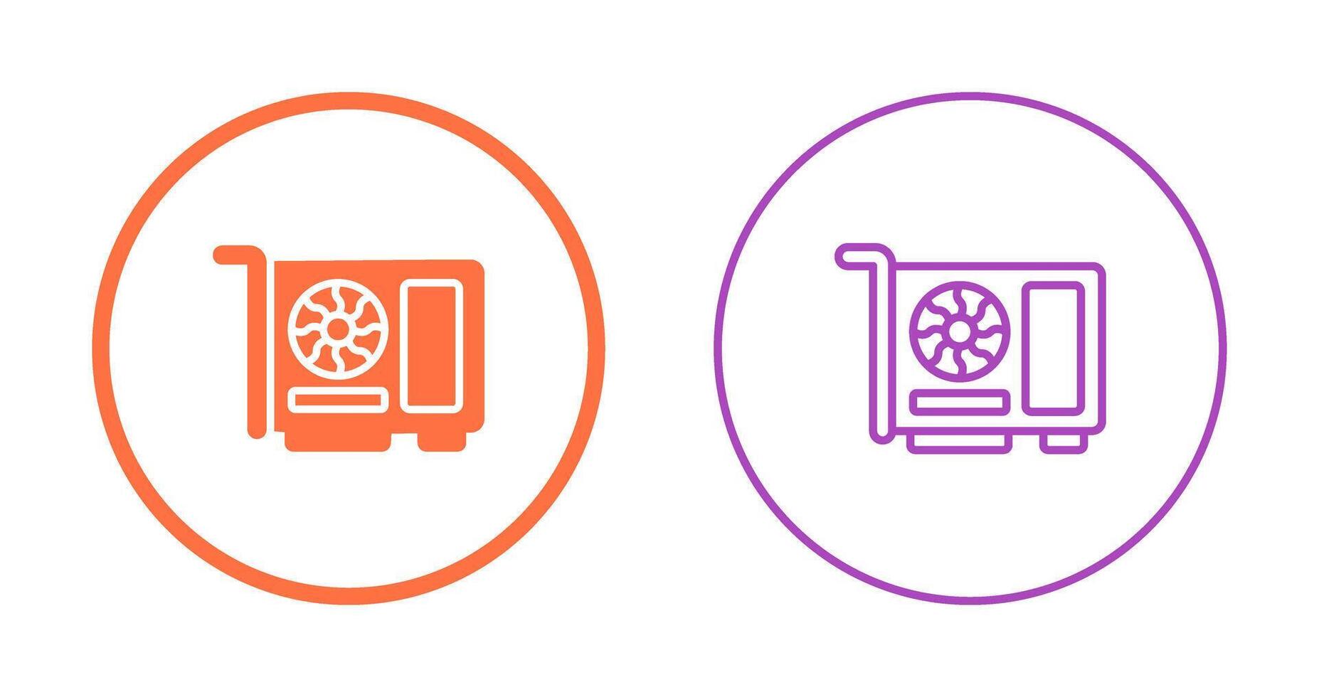 Graphic Card Vector Icon