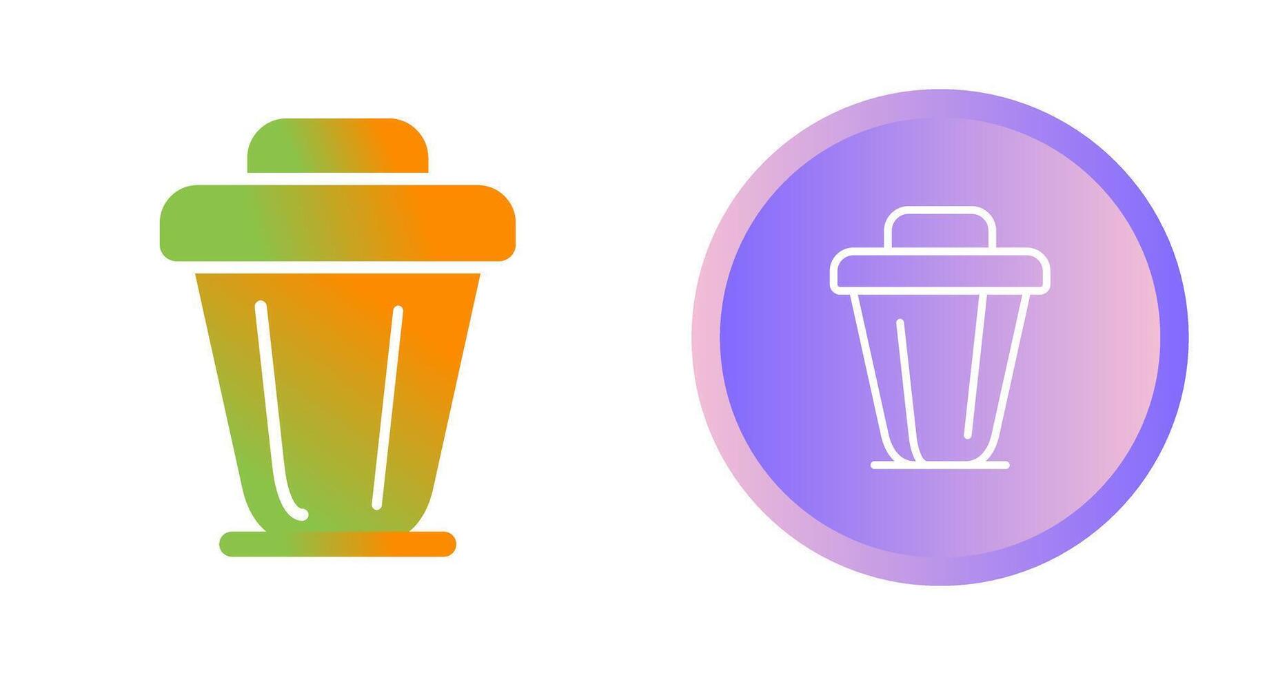 icono de vector de basura