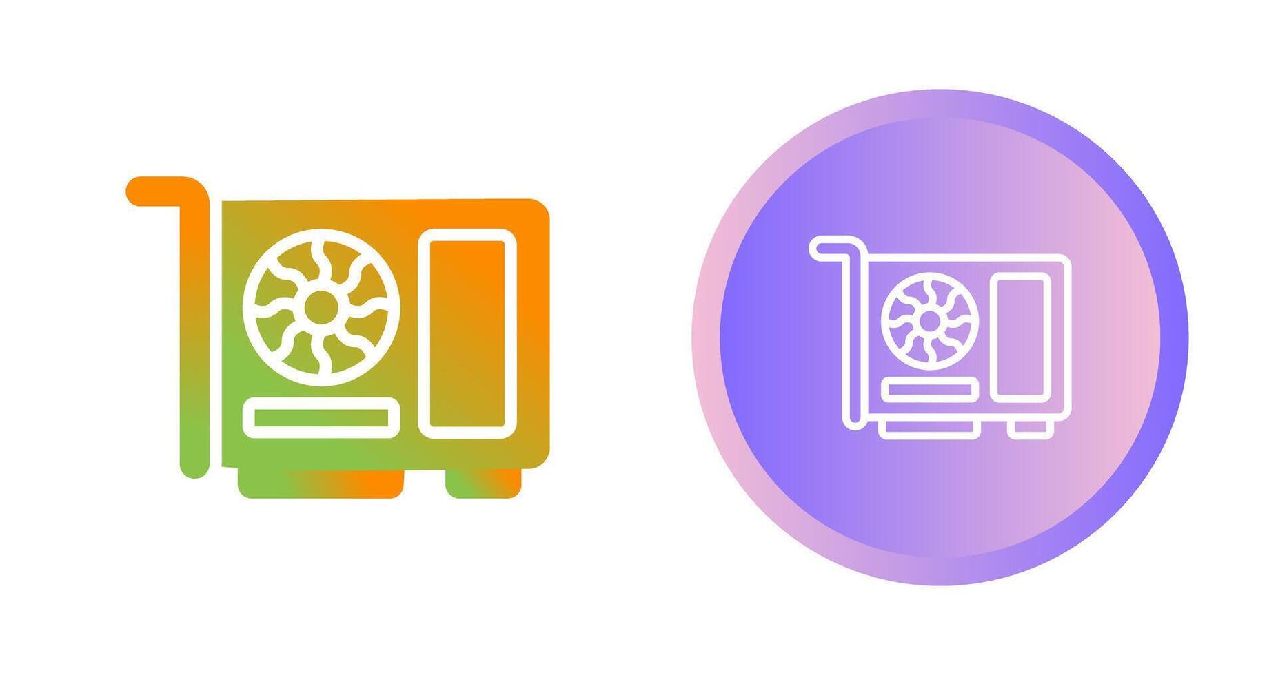 Graphic Card Vector Icon