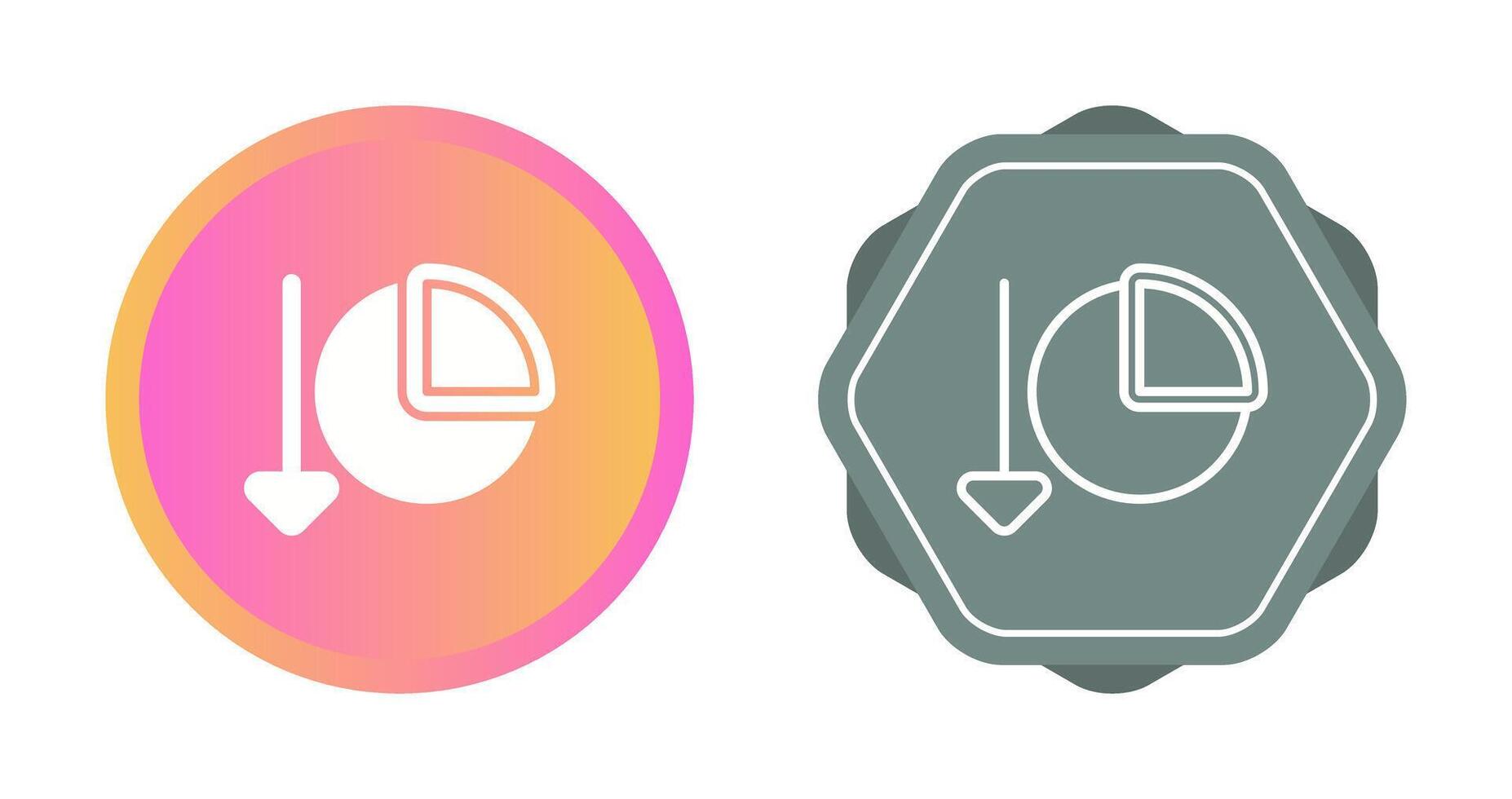 Chart Decreasing Vector Icon