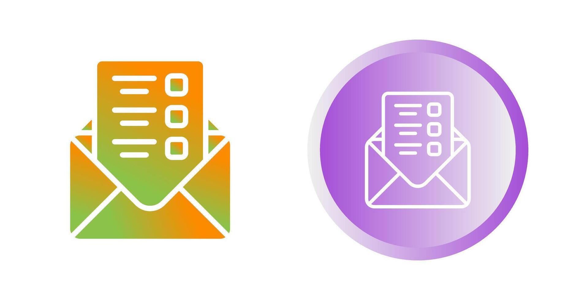 Mailing Lists Vector Icon